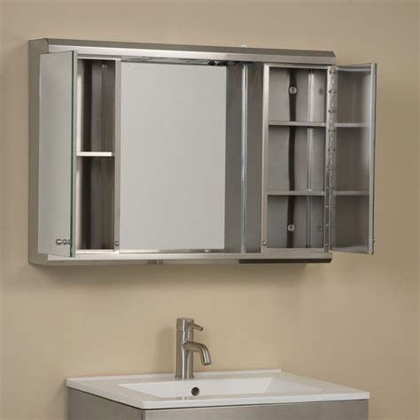 illumine dual stainless steel medicine cabinet with lighted mirror|Amazon.com: Lighted Mirror Medicine Cabinet.